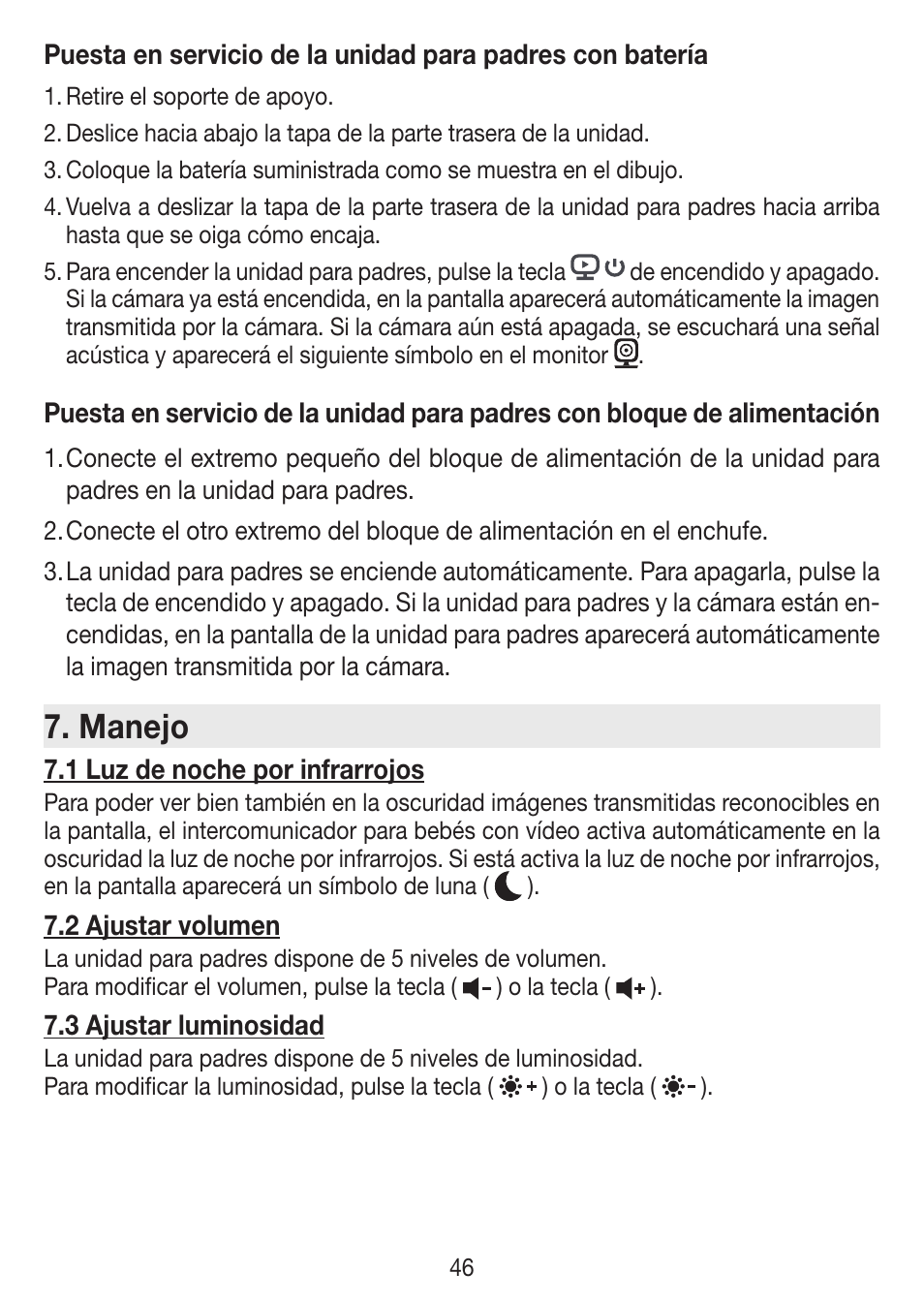 Manejo | Beurer BY 77 User Manual | Page 46 / 104