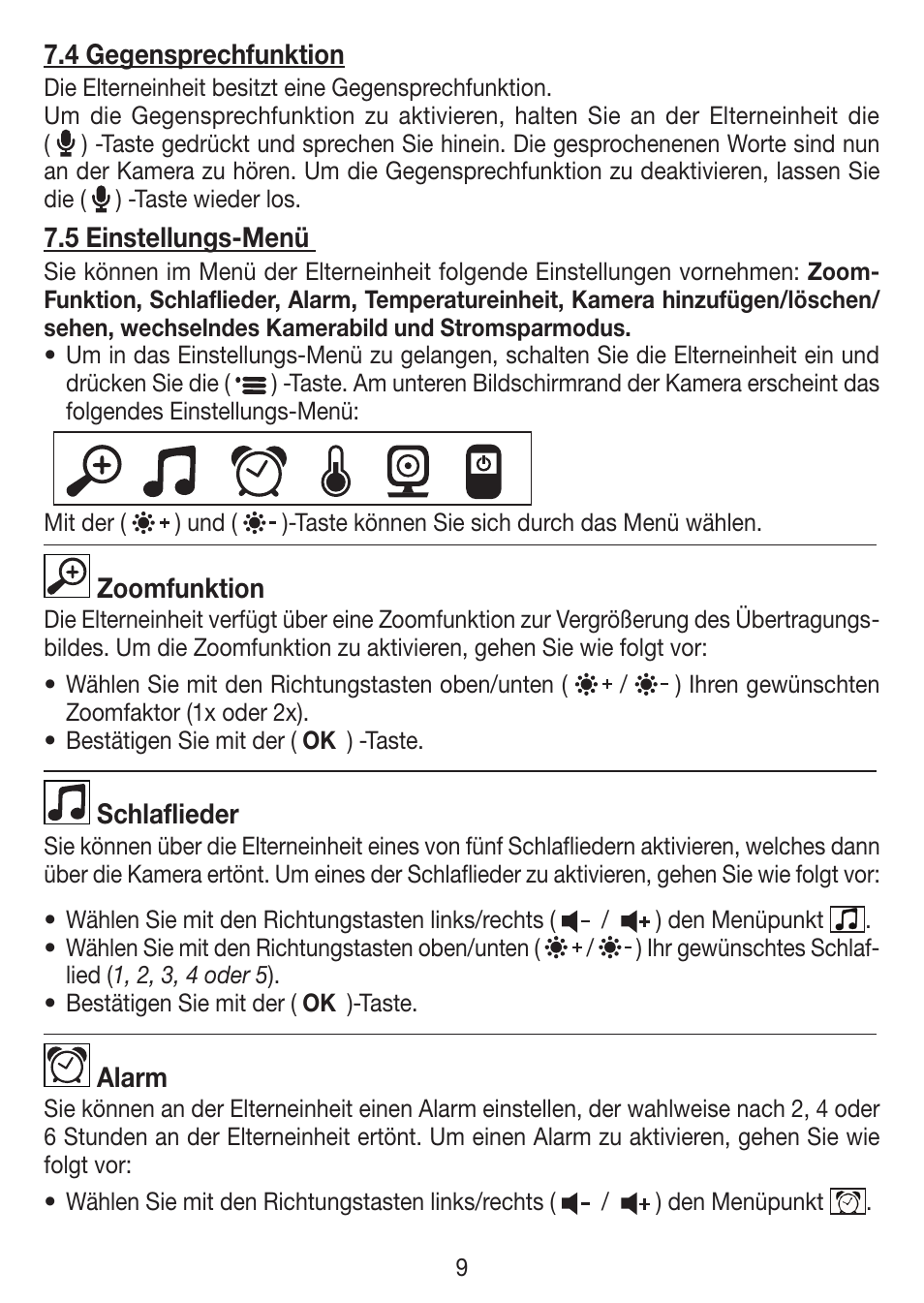 Beurer BY 77 User Manual | Page 9 / 104