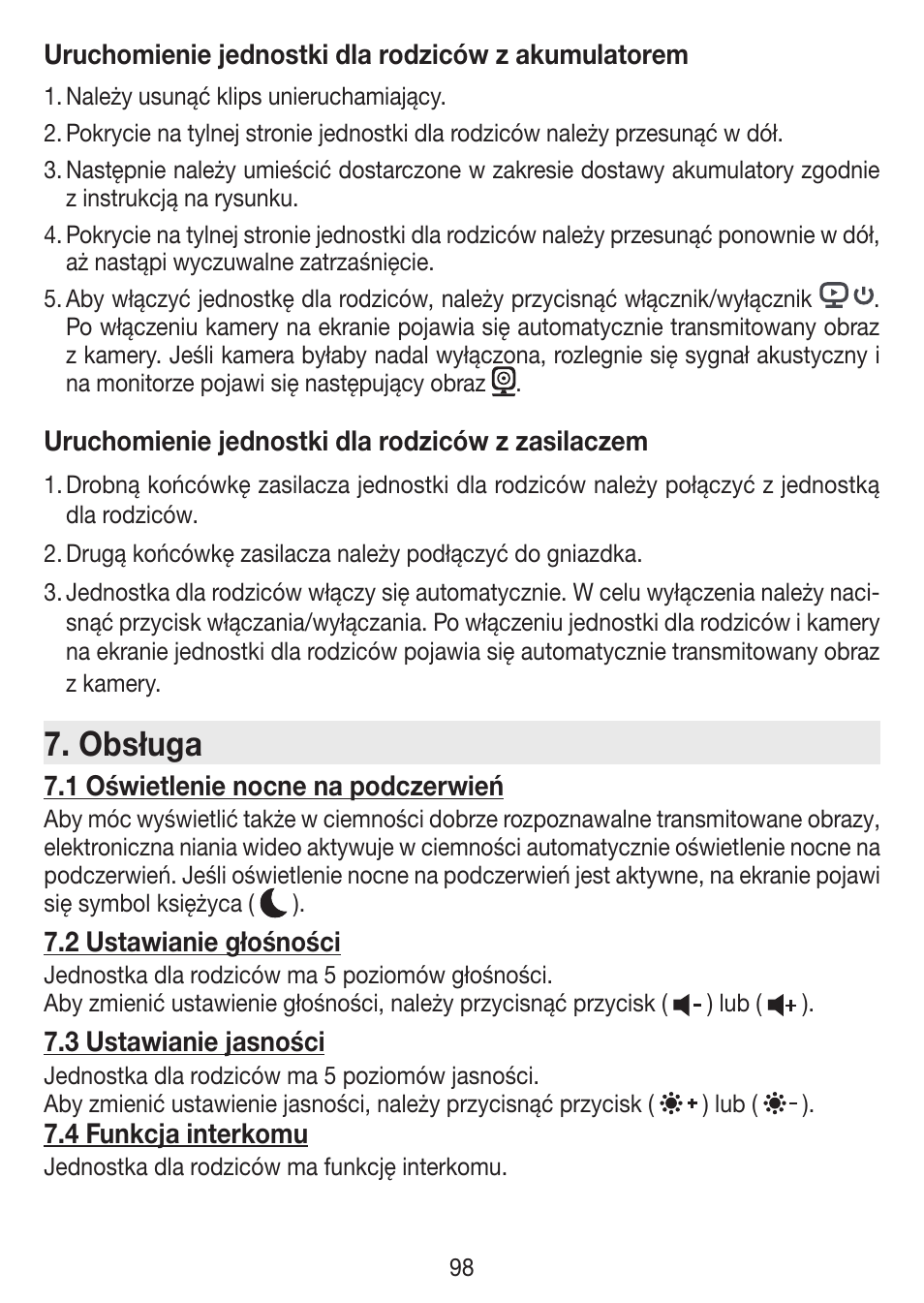Obsługa | Beurer BY 77 User Manual | Page 98 / 104