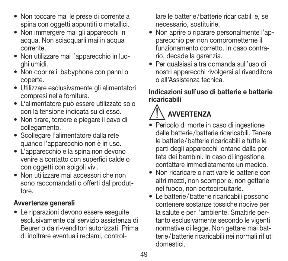 Beurer BY 84 User Manual | Page 49 / 92