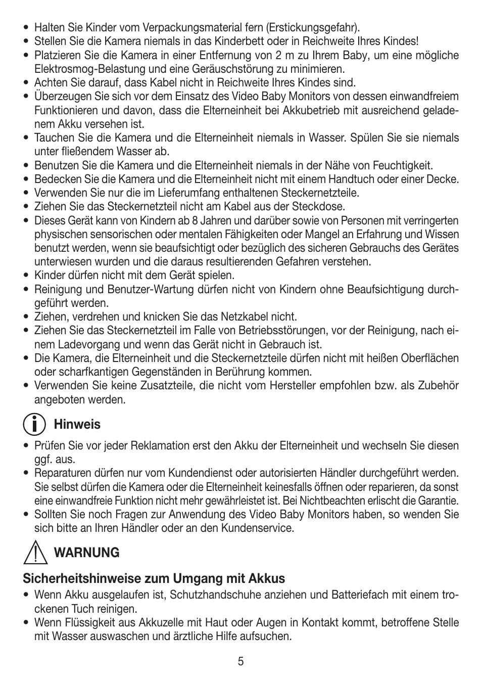 Beurer BY 99 User Manual | Page 5 / 144
