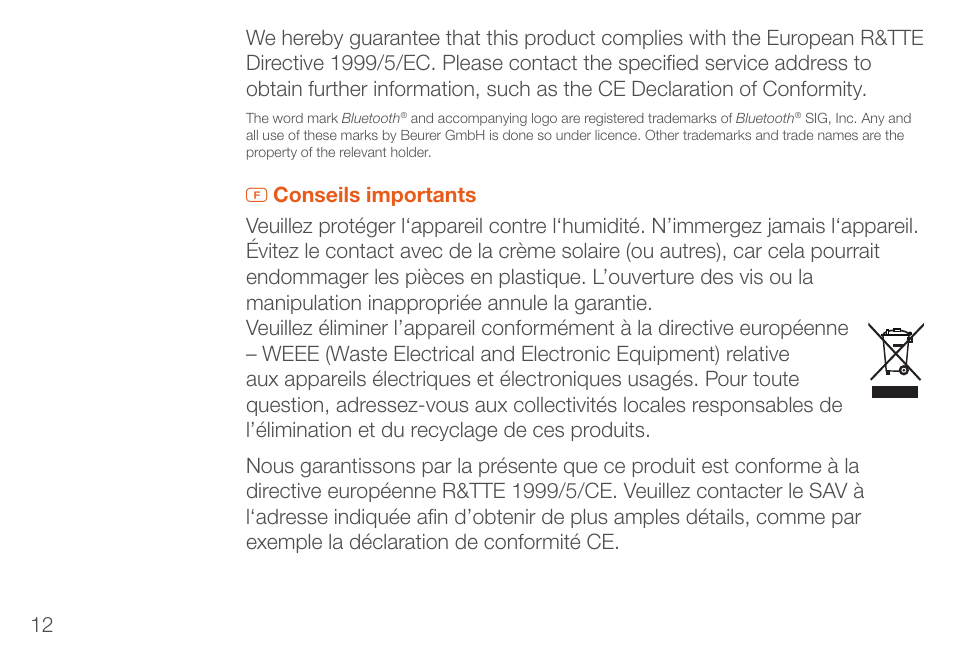Beurer AS 80 User Manual | Page 12 / 28