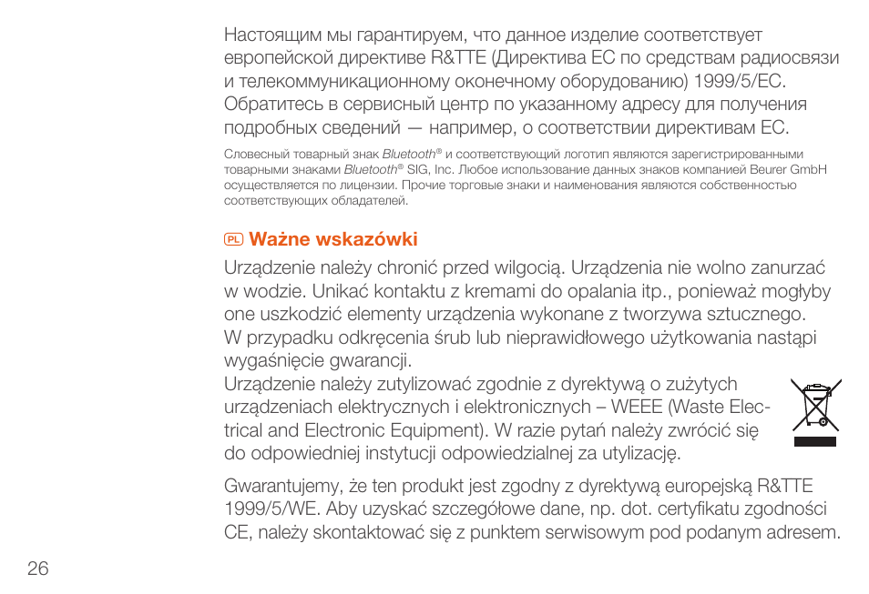 Beurer AS 80 User Manual | Page 26 / 28