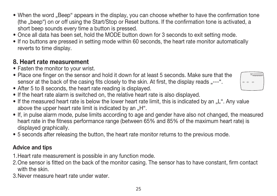 Beurer PM 15 User Manual | Page 25 / 120