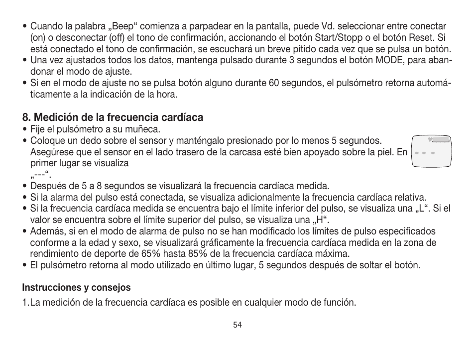 Beurer PM 15 User Manual | Page 54 / 120