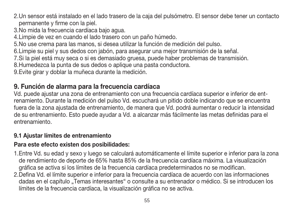 Beurer PM 15 User Manual | Page 55 / 120