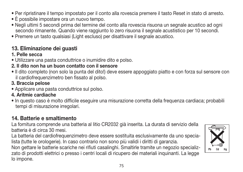 Beurer PM 15 User Manual | Page 75 / 120
