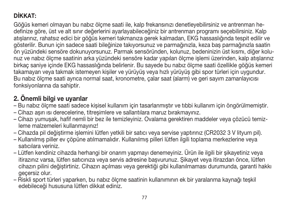Beurer PM 15 User Manual | Page 77 / 120