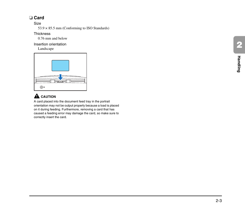 Card, Card -3 | Canon SCANFRONT M11058 User Manual | Page 21 / 88