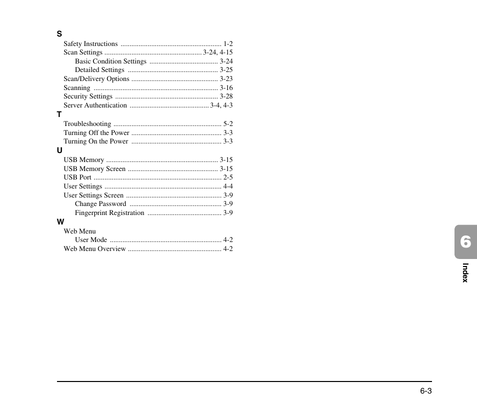 Canon SCANFRONT M11058 User Manual | Page 87 / 88