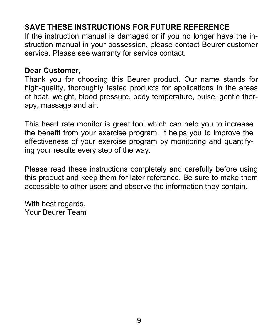 Beurer PM 62 User Manual | Page 10 / 112
