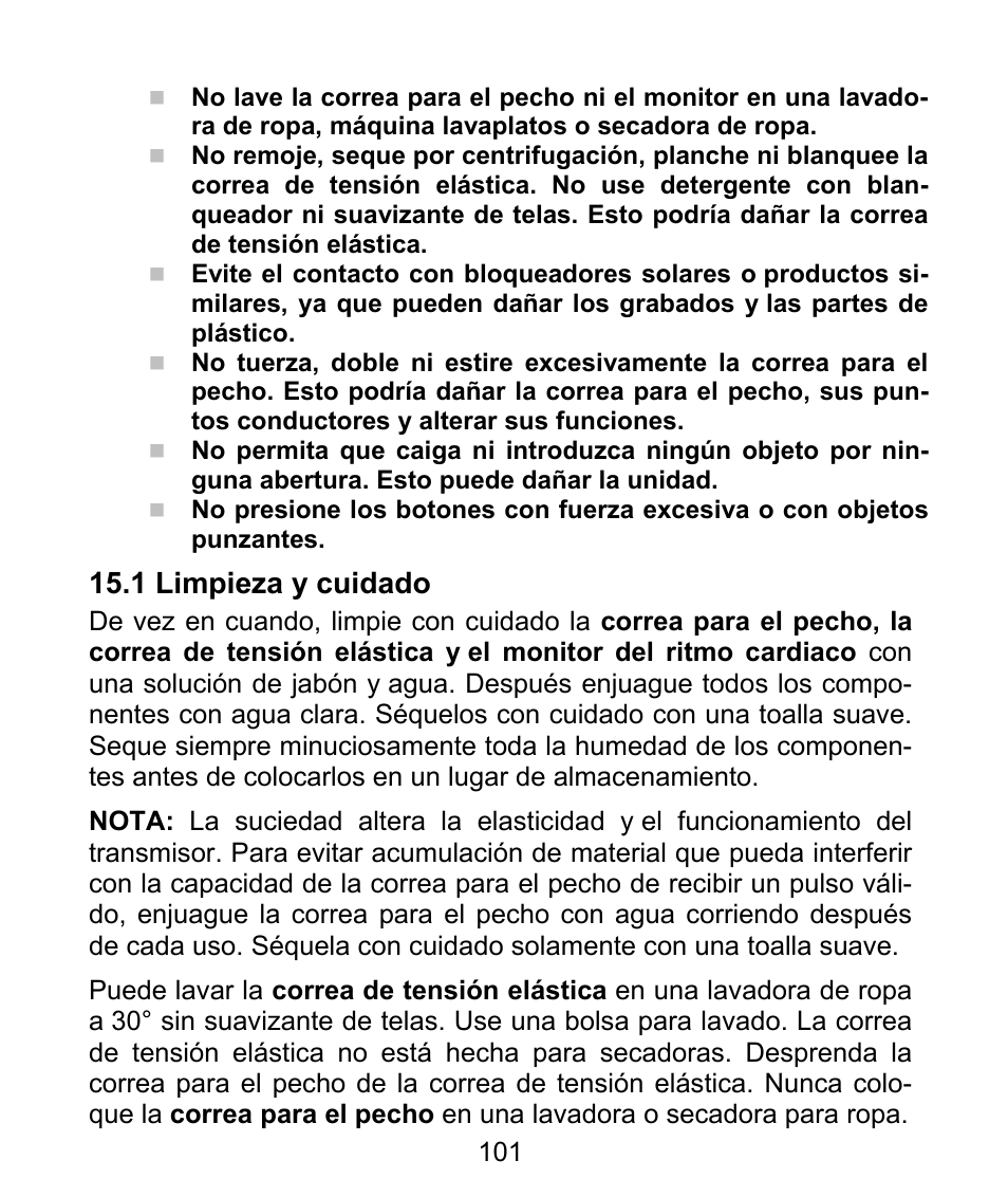 1 limpieza y cuidado | Beurer PM 62 User Manual | Page 102 / 112