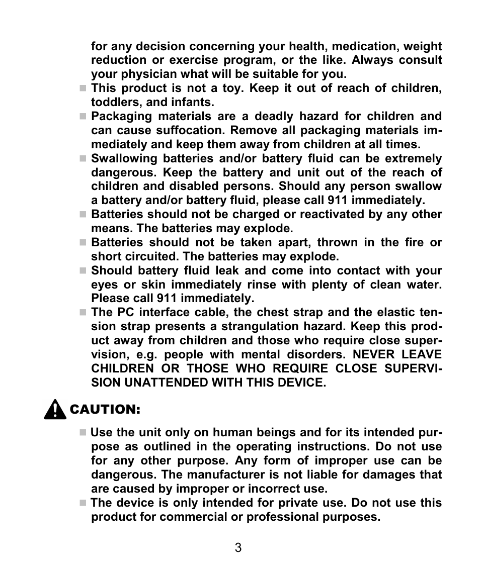 Beurer PM 62 User Manual | Page 4 / 112