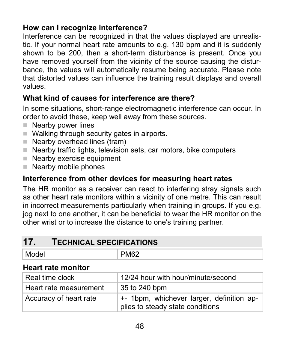 Beurer PM 62 User Manual | Page 49 / 112