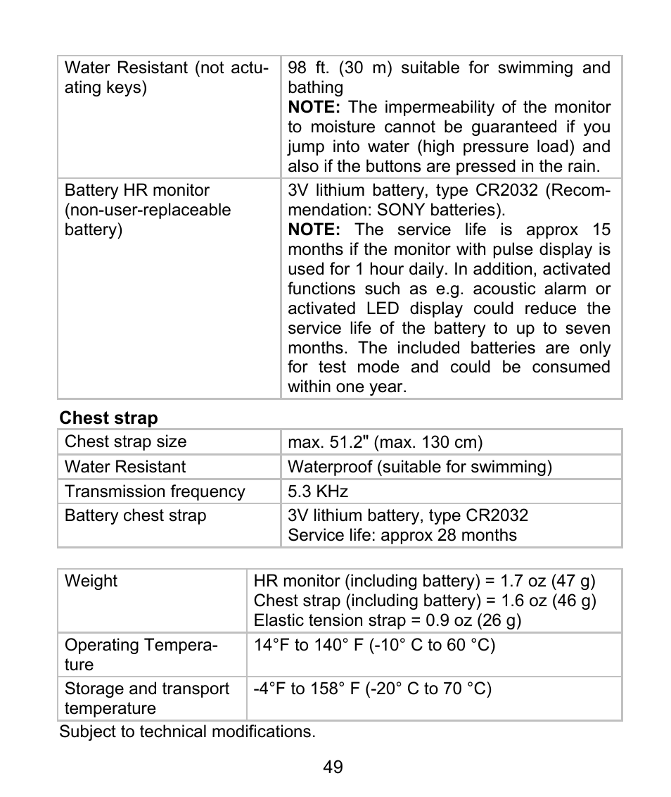 Beurer PM 62 User Manual | Page 50 / 112