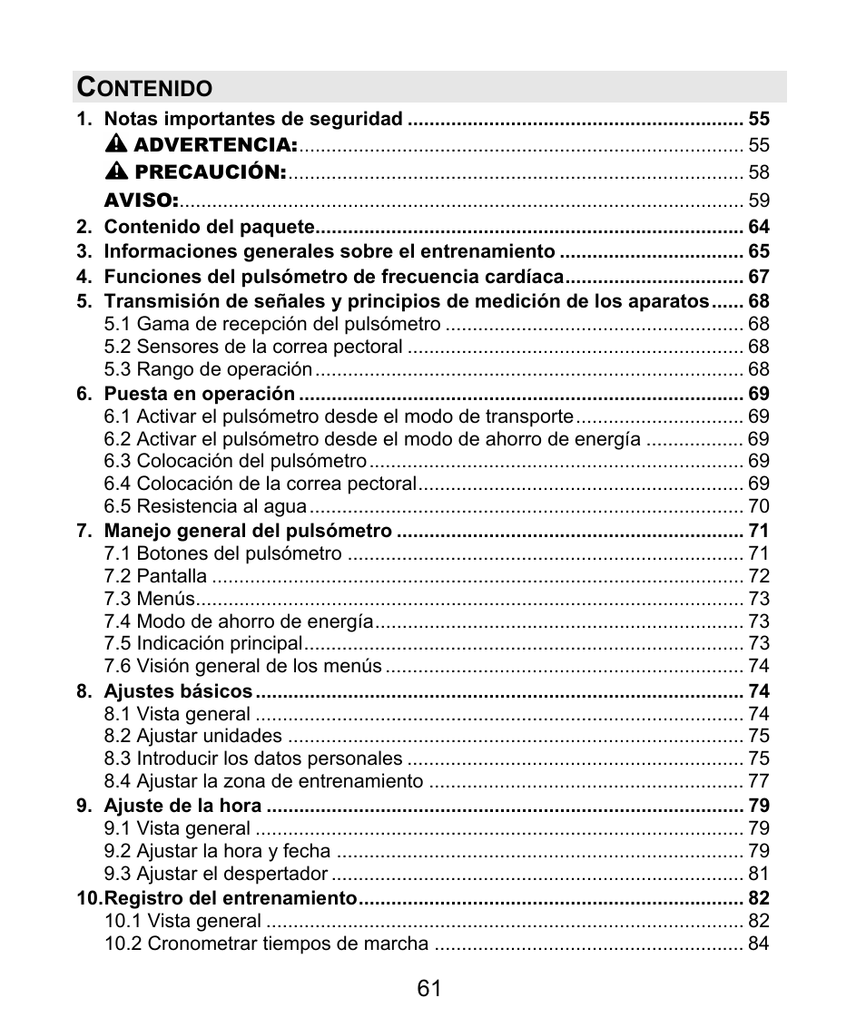 Beurer PM 62 User Manual | Page 62 / 112