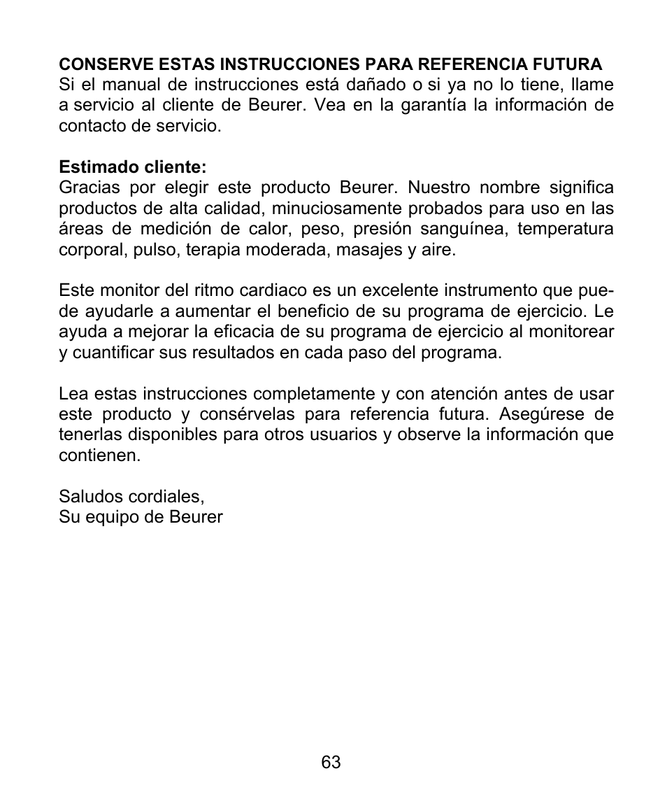 Beurer PM 62 User Manual | Page 64 / 112