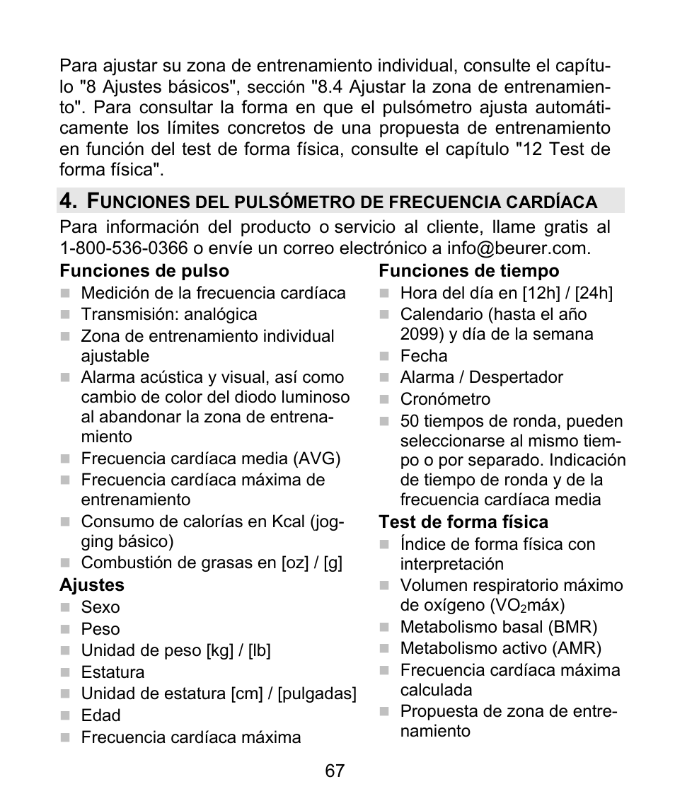 Beurer PM 62 User Manual | Page 68 / 112