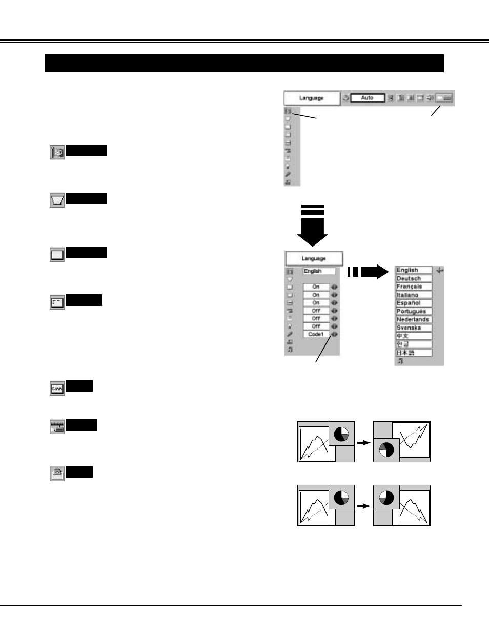 35 setting, Setting menu | Canon LV-X1 User Manual | Page 35 / 44