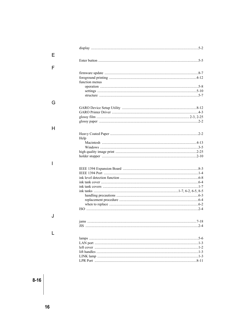 Canon W7250 User Manual | Page 184 / 187