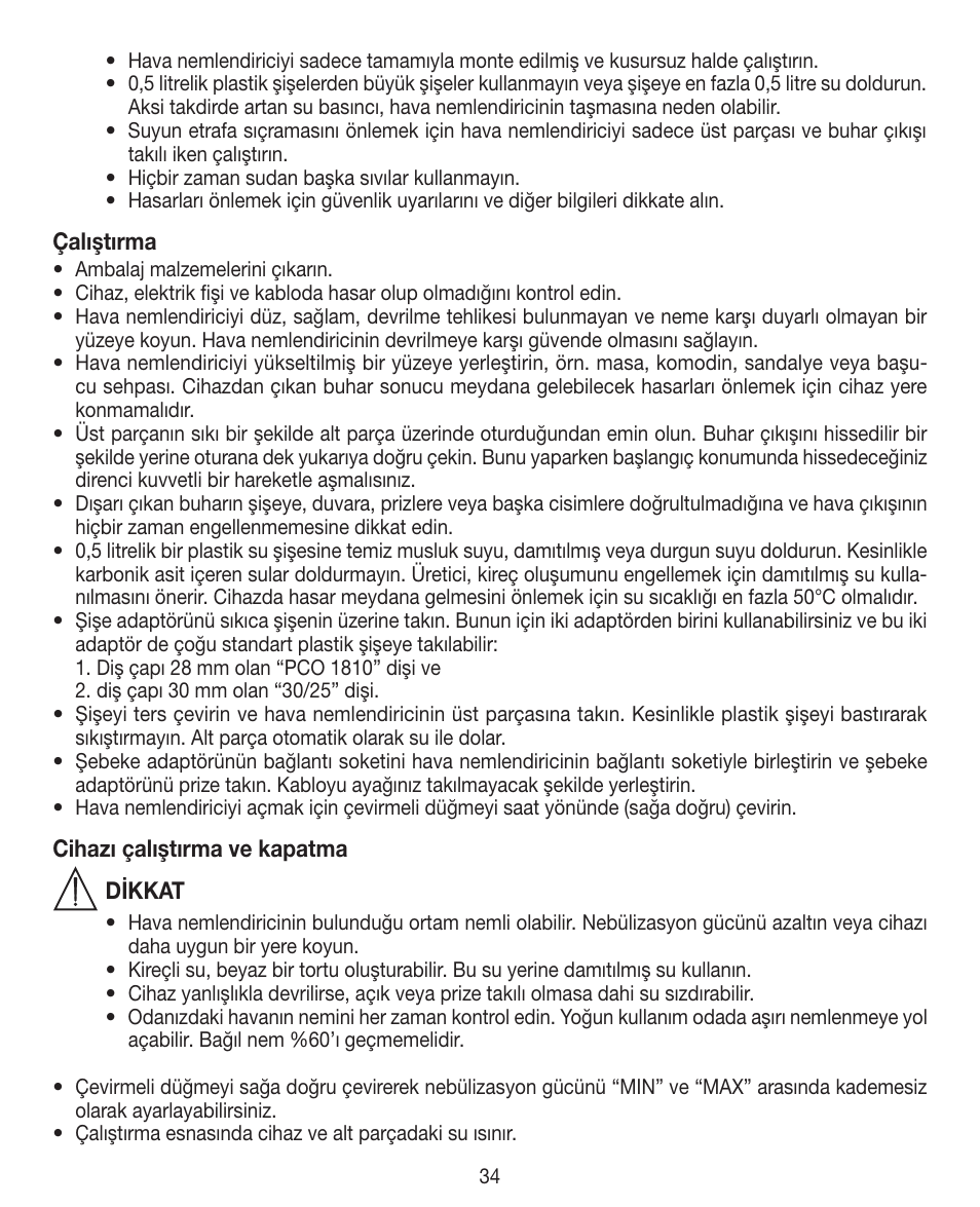 Beurer LB 12 User Manual | Page 34 / 48