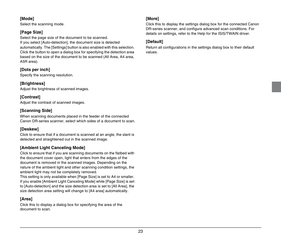 Canon M181011 User Manual | Page 23 / 31