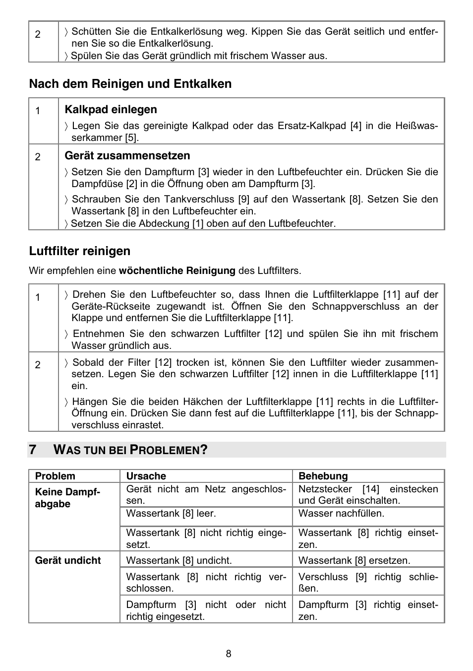 Beurer LB 50 User Manual | Page 10 / 84