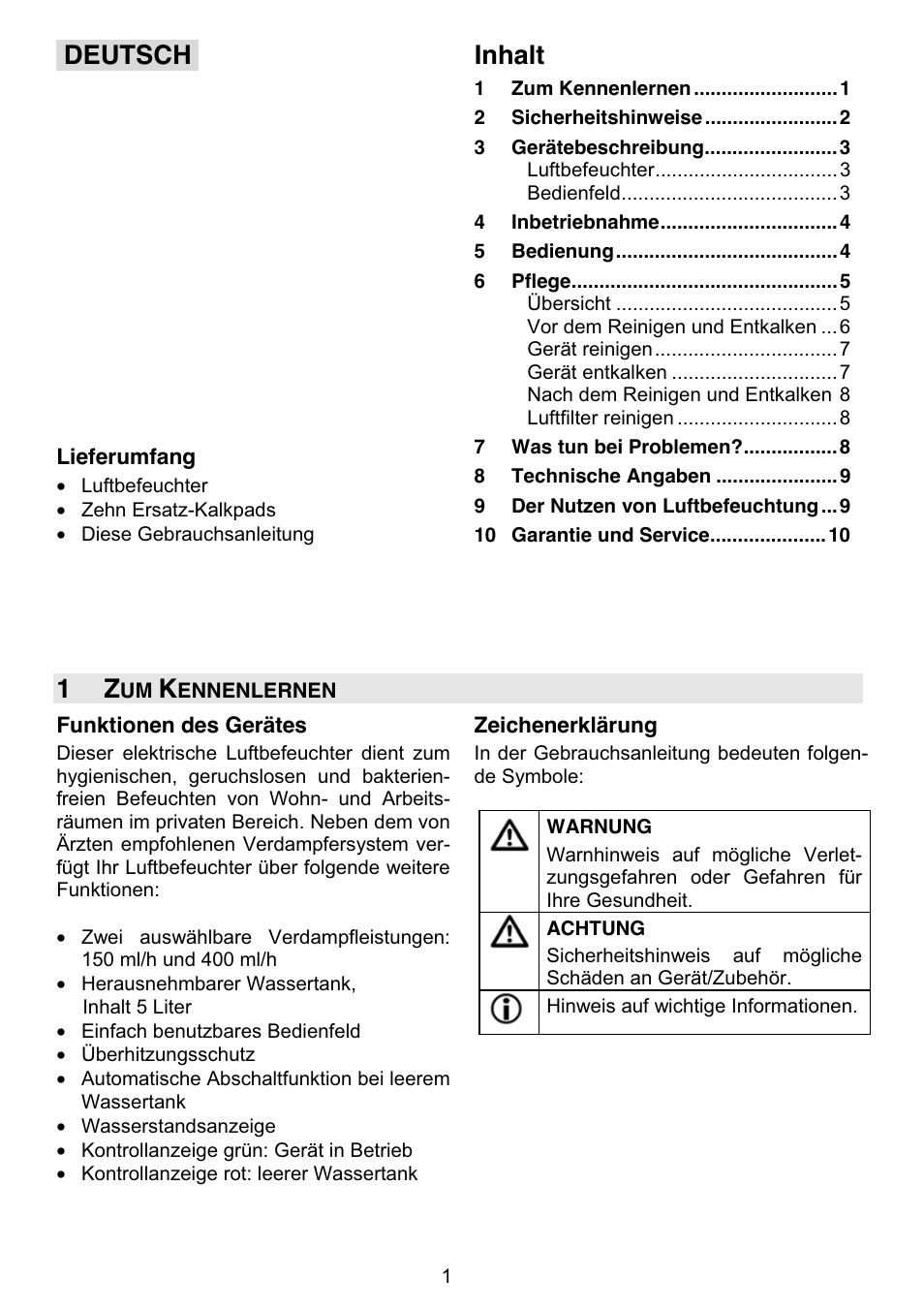 Deutsch inhalt | Beurer LB 50 User Manual | Page 3 / 84