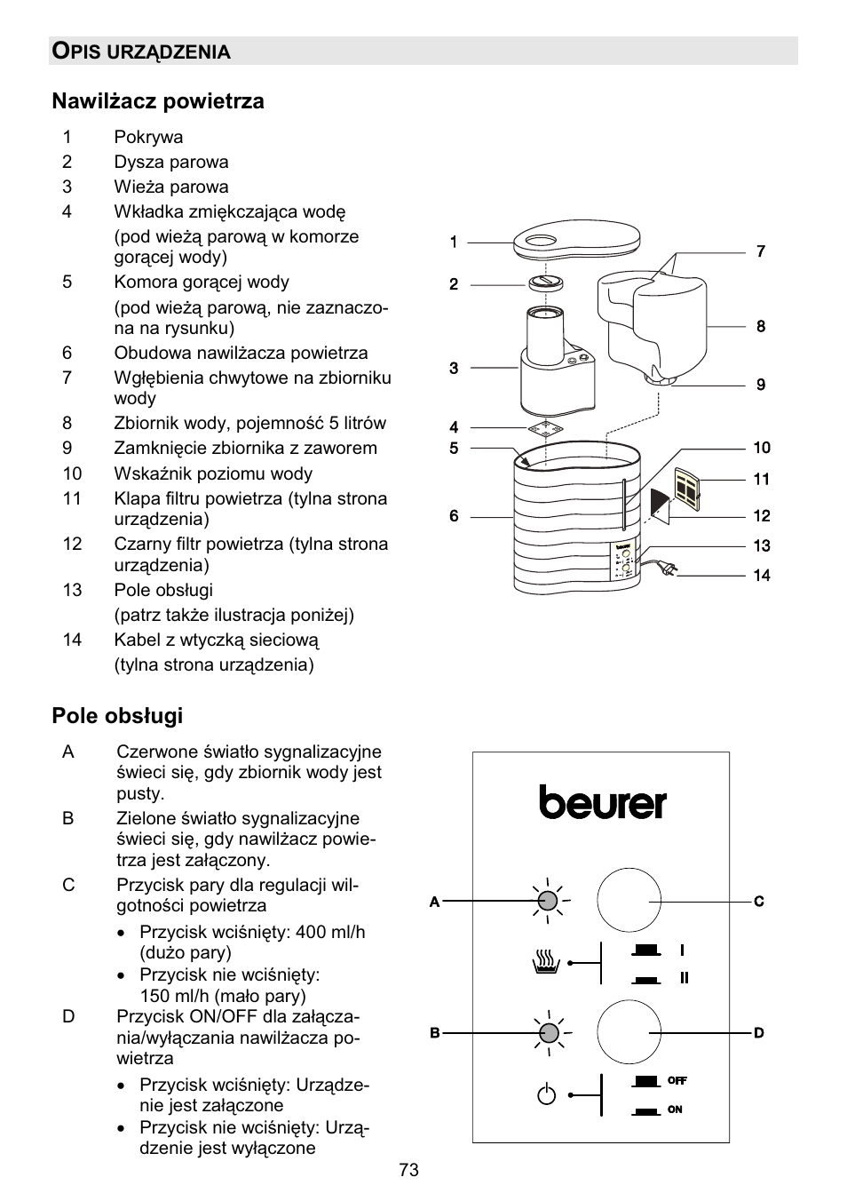 1dzloīdf]srzlhwu]d, 3rohreváxjl | Beurer LB 50 User Manual | Page 75 / 84