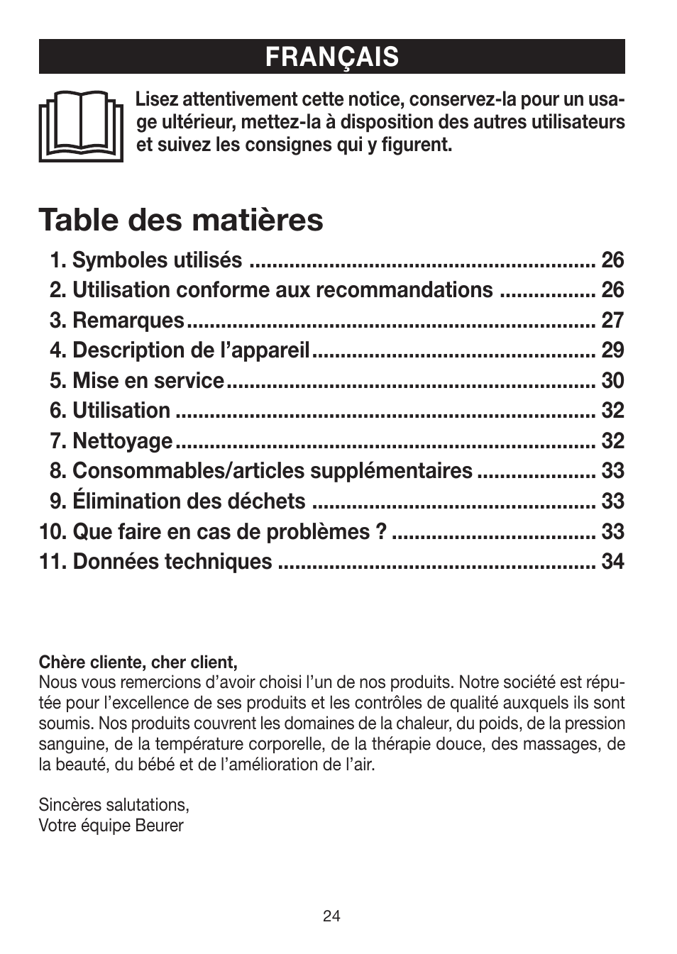 Beurer LA 30 User Manual | Page 24 / 92