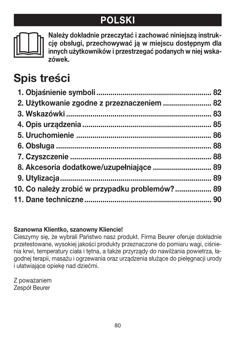 Beurer LA 30 User Manual | Page 80 / 92