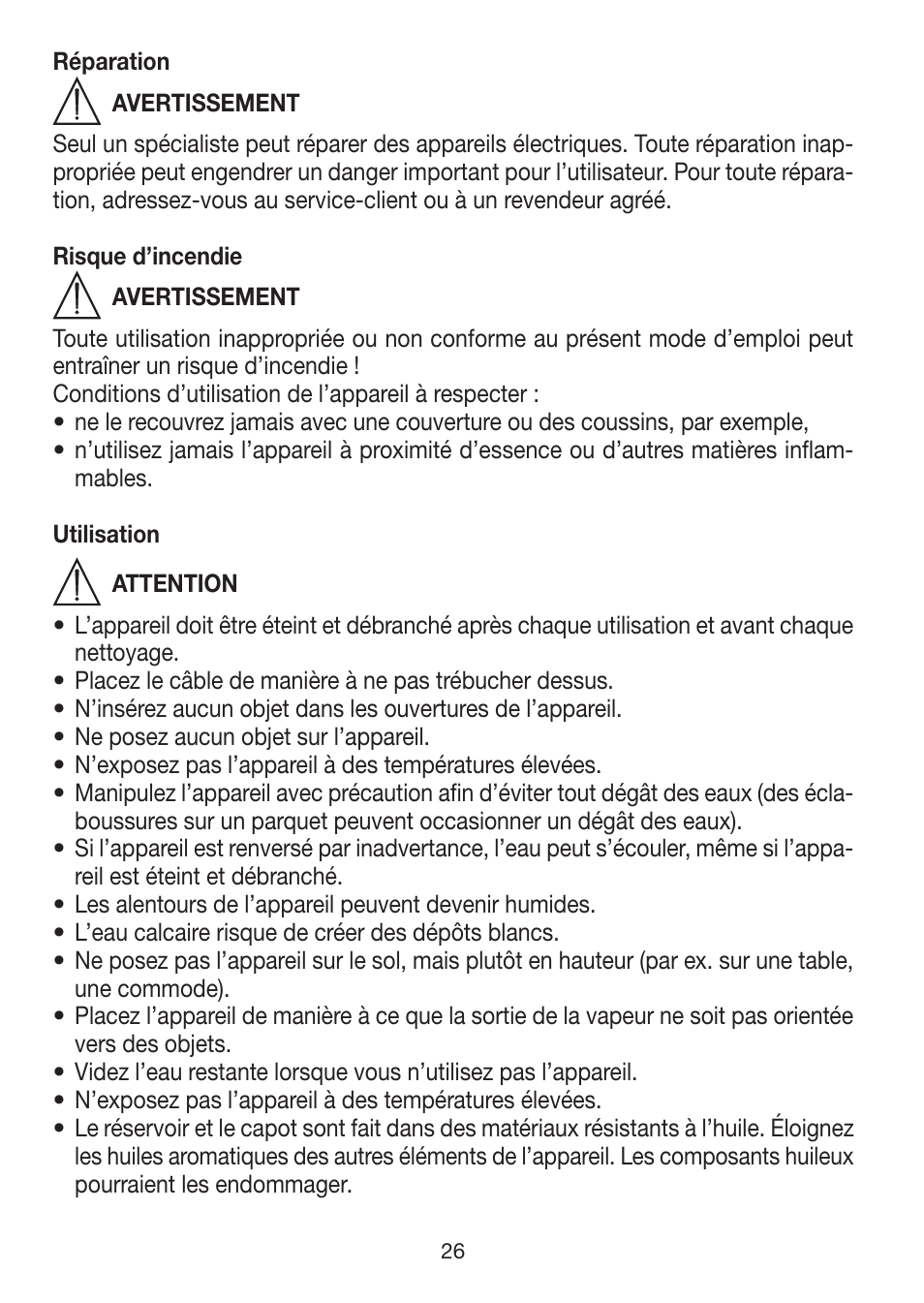 Beurer LA 50 User Manual | Page 26 / 84