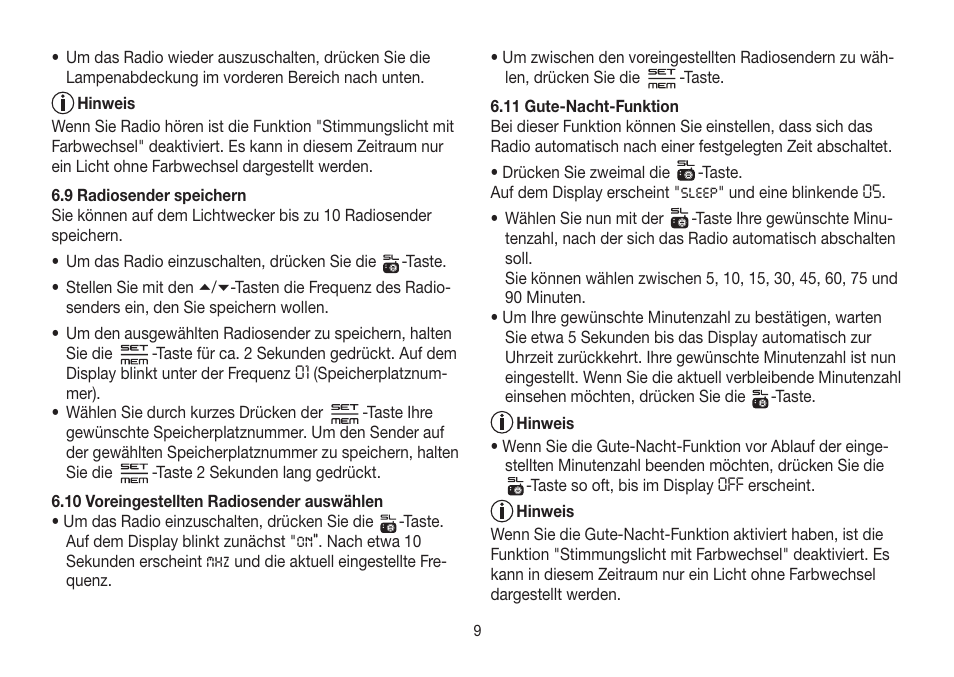 Beurer WL 32 User Manual | Page 9 / 84