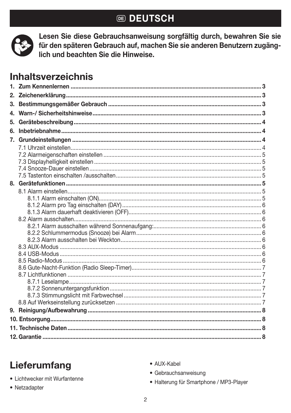 Beurer WL 80 User Manual | Page 2 / 60
