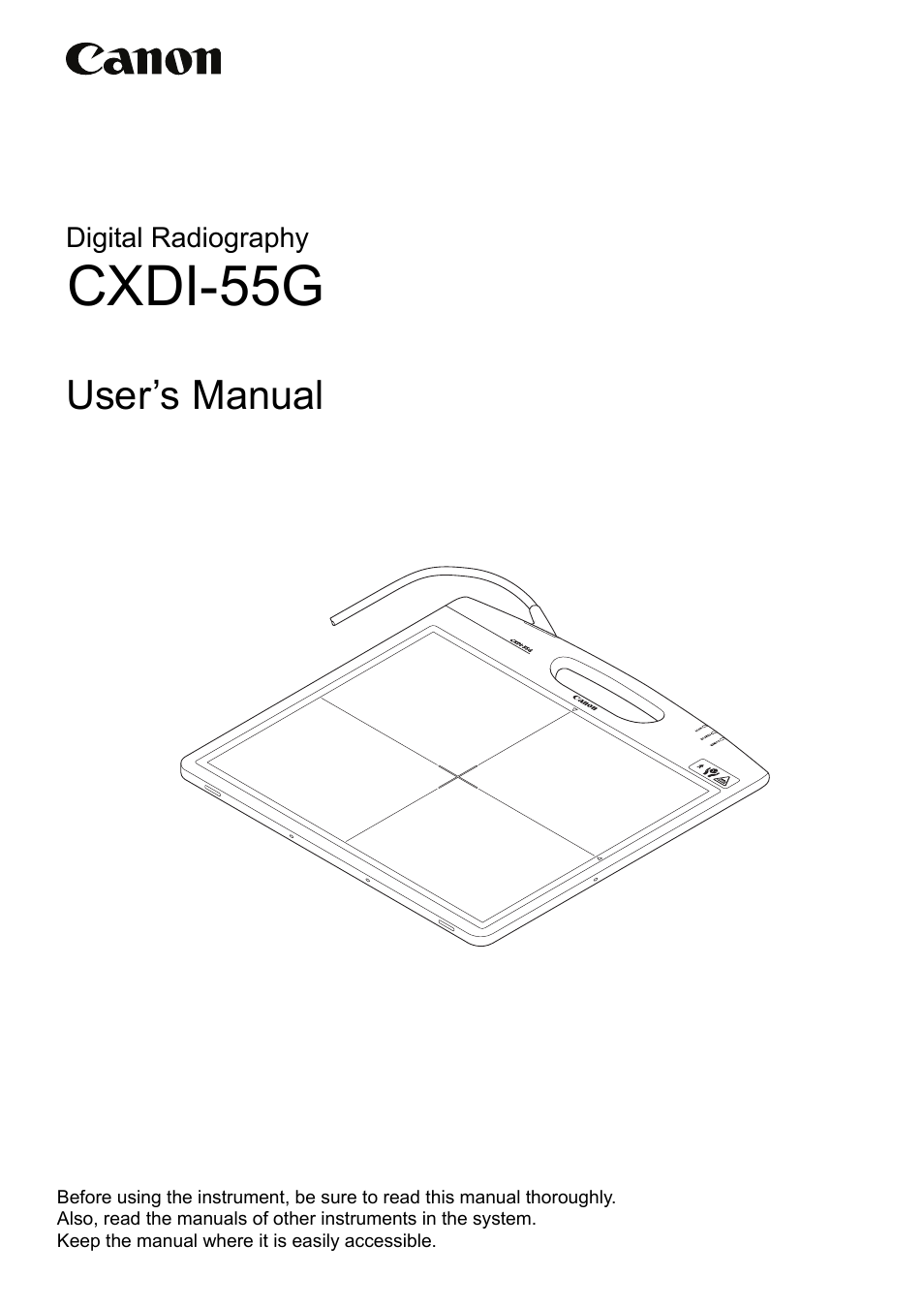 Canon CXDI-55G User Manual | 36 pages