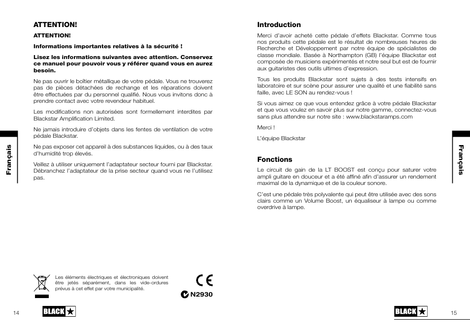 Blackstar LT-BOOST User Manual | Page 8 / 16