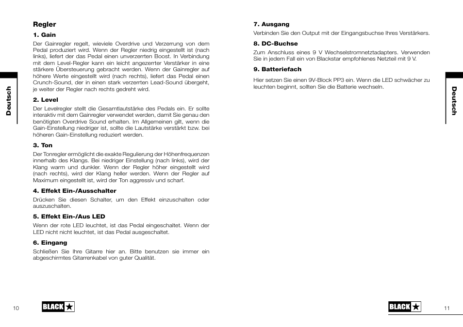 Blackstar LT-DRIVE User Manual | Page 6 / 16