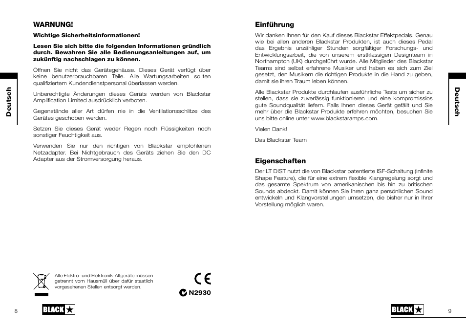 Blackstar LT-DIST User Manual | Page 5 / 16