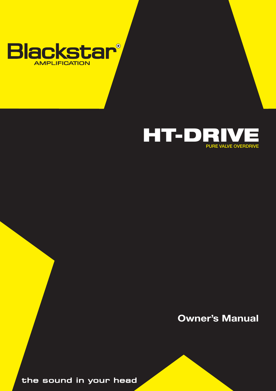 Blackstar HT-DRIVE User Manual | 17 pages