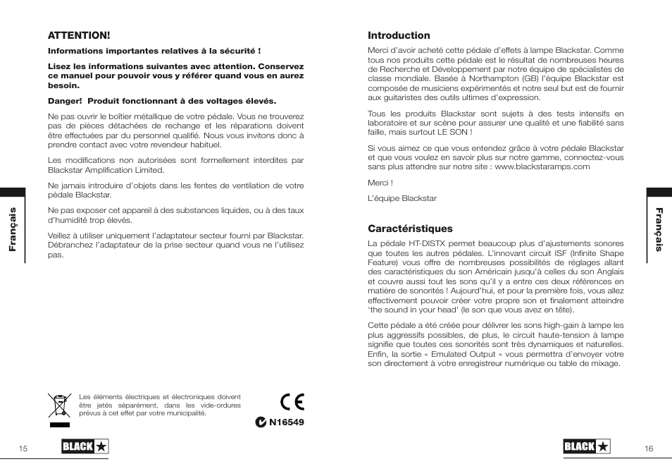 Blackstar HT-DISTX User Manual | Page 8 / 17