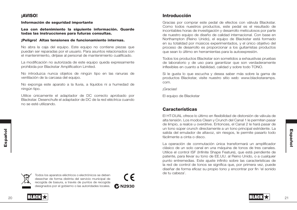 Blackstar HT-DUAL User Manual | Page 11 / 17