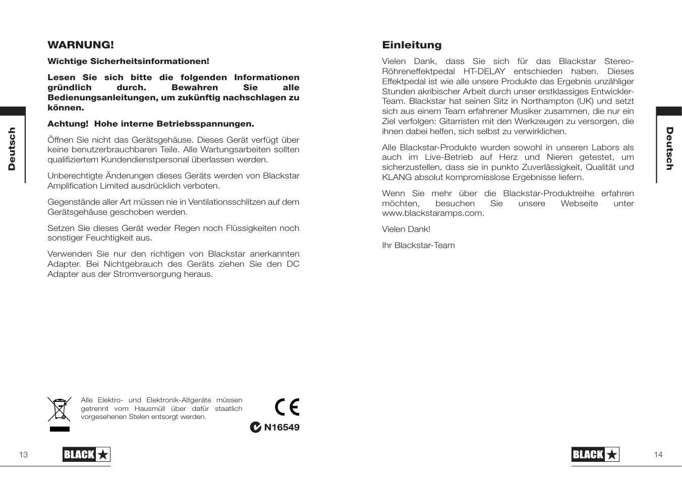 Blackstar HT-DELAY User Manual | Page 7 / 27