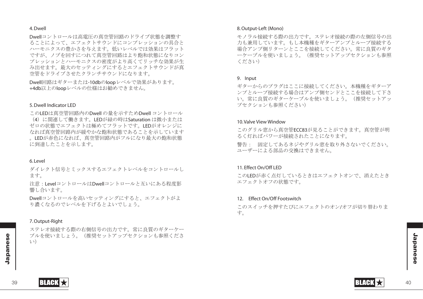 Blackstar HT-REVERB User Manual | Page 20 / 23