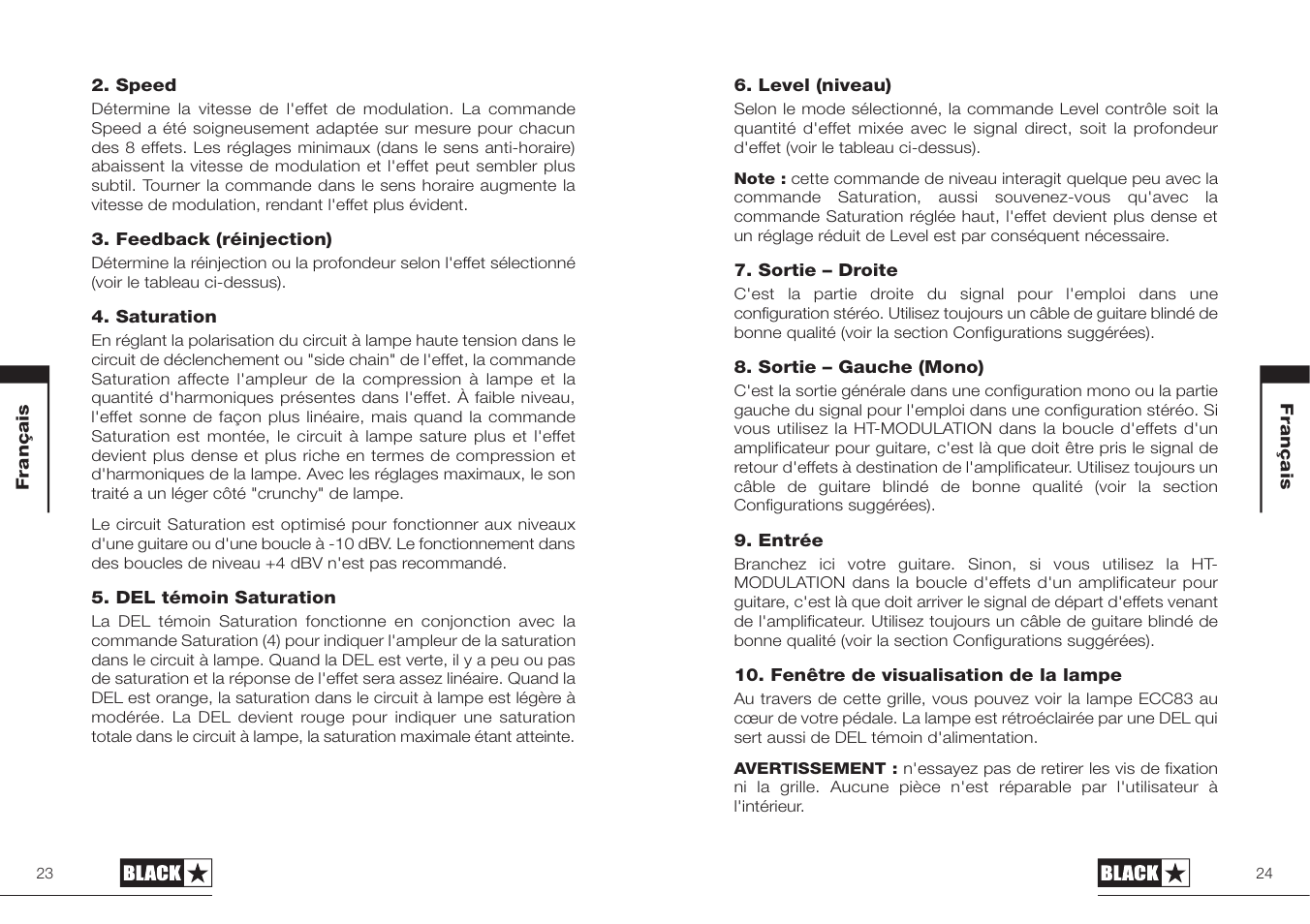 Blackstar HT-MODULATION User Manual | Page 12 / 23