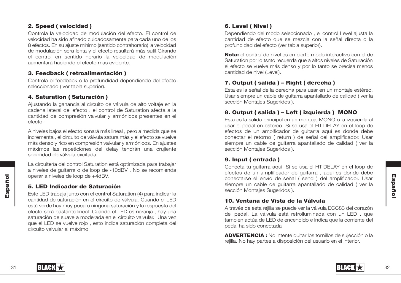 Blackstar HT-MODULATION User Manual | Page 16 / 23