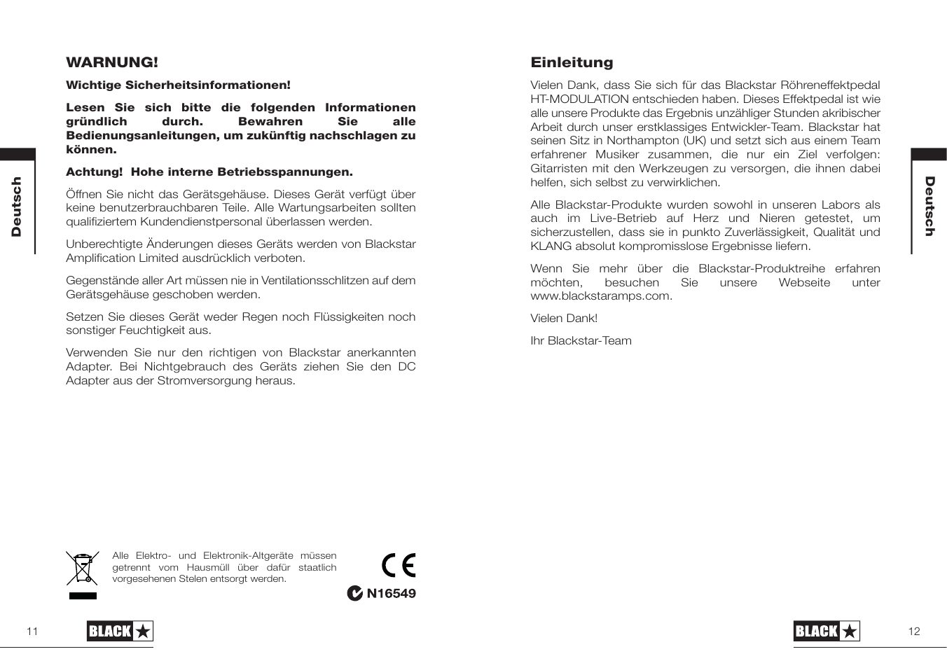 Blackstar HT-MODULATION User Manual | Page 6 / 23
