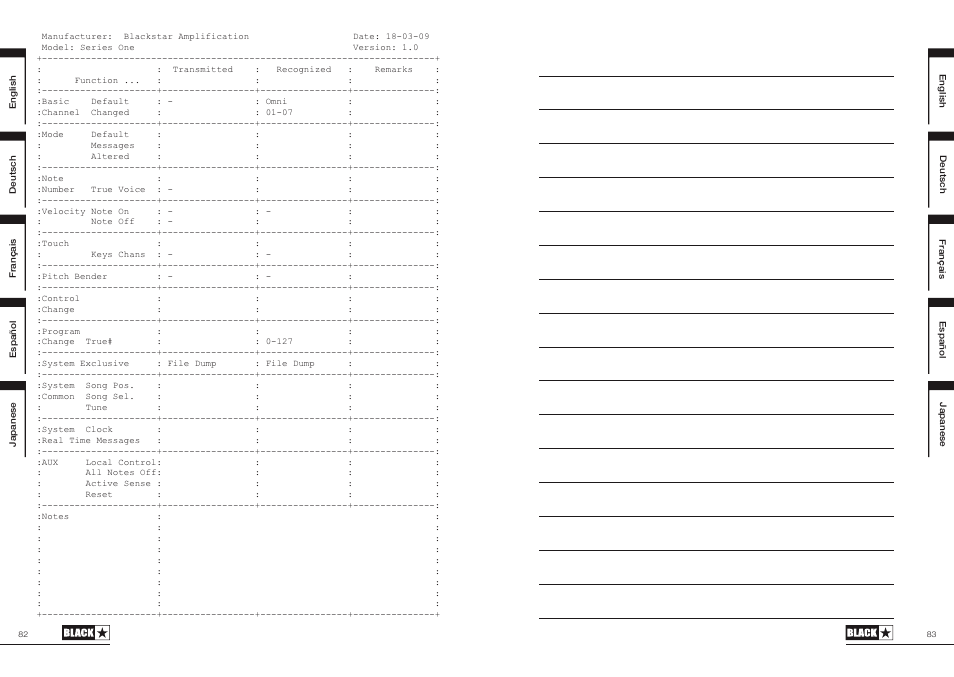 Blackstar Blackfire 200 User Manual | Page 42 / 43