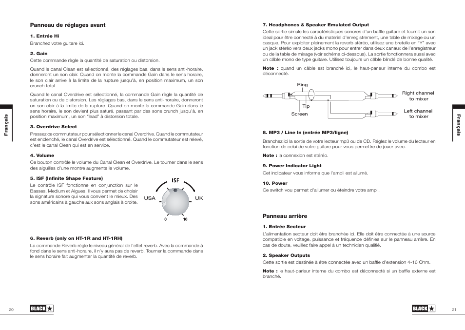 Blackstar HT-1 Combo User Manual | Page 11 / 21