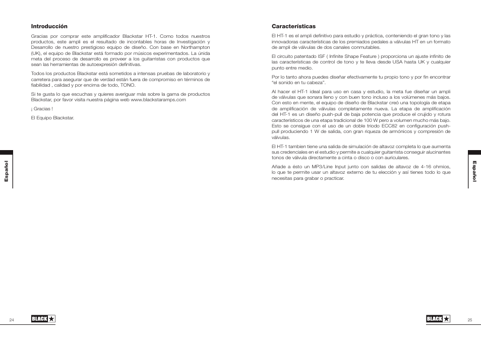 Blackstar HT-1 Combo User Manual | Page 13 / 21