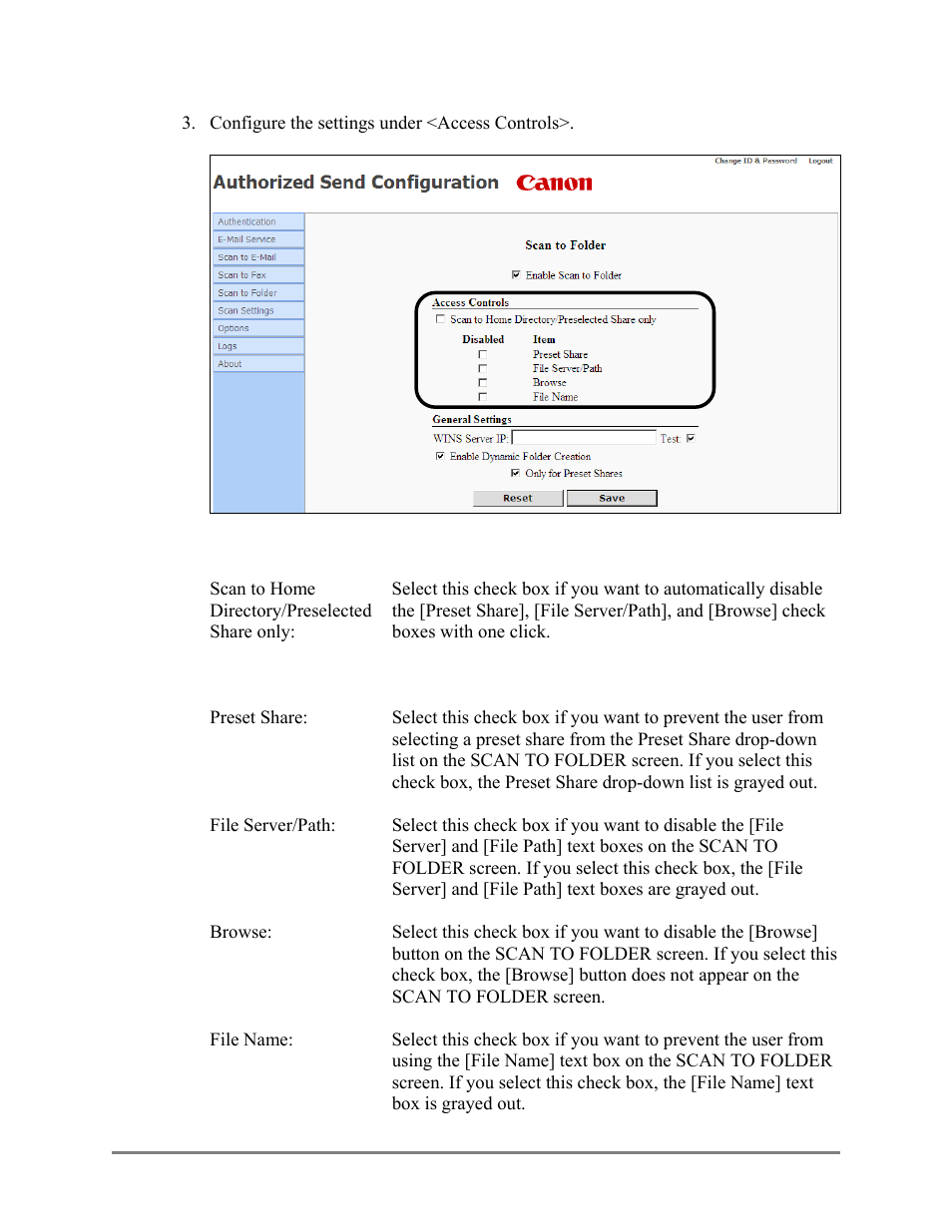 Canon Authorized Sen for ImageRUNNER Machines Version 4.1 User Manual | Page 101 / 176